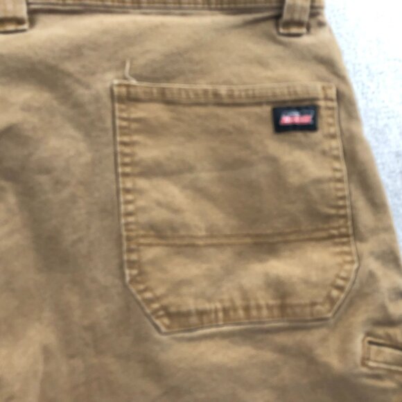 Dickies Mens Flex Work Shorts Size 40 Flat Front Chino Khaki Casual Brown - Picture 9 of 11